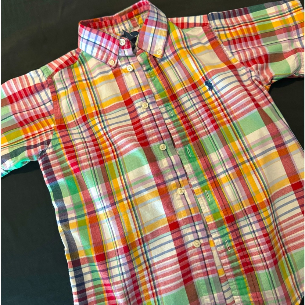 Plaid Polo 4t